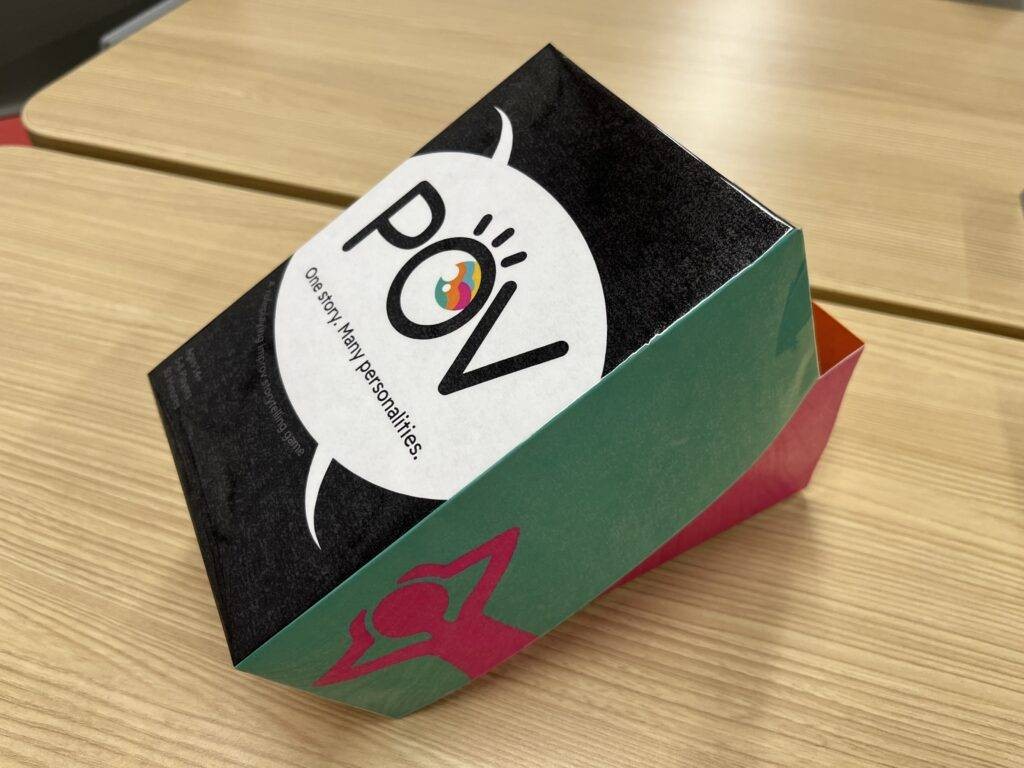 The POV box lid at an angle